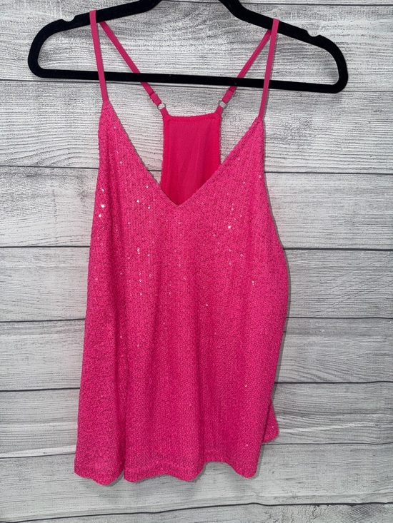 Amazon Essentials Tops - Amazon Essentials Hot Pink Sequin Cami Top